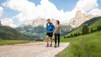 Ein Spaziergang in Corvara in Alta Badia