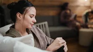 Rest in the wellness area of the Lüch de Costa in the Dolomites